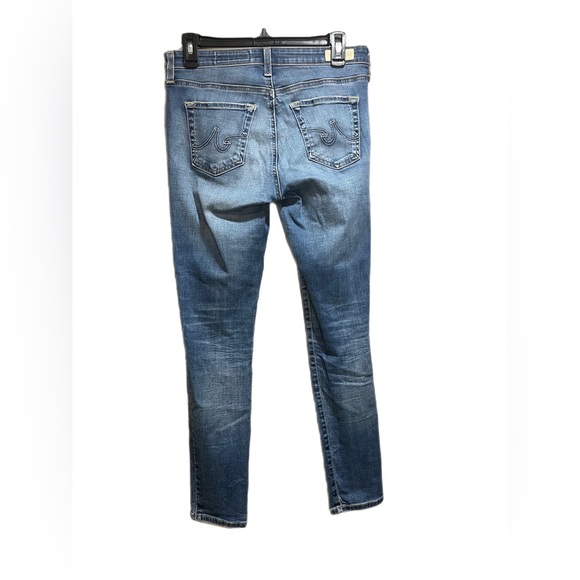 ADRIANO GOLDSCHMIED The legging Ankle Super Skinny, destructed knee, Size 28R - Picture 3 of 13